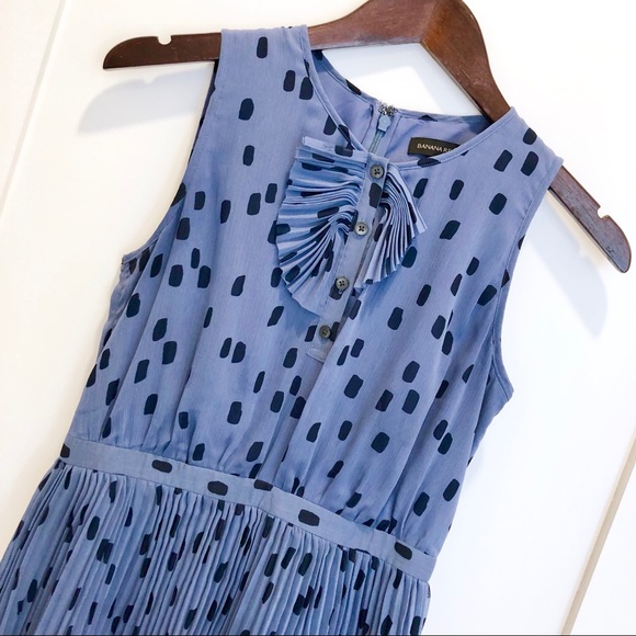 Banana Republic Dainty Polka Dot & Ruffle Dress 0P - Picture 3 of 5